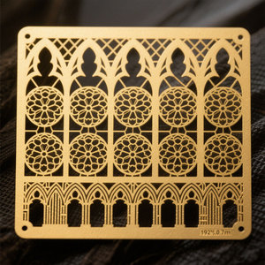 Độ chính xác cao tùy chỉnh ảnh hóa chất khắc hóa học khắc thép không gỉ đồng 3D kim loại câu đố - Product Image 1