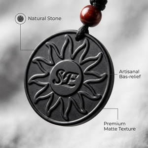 Collar de energía cuántica con tecnología japonesa de nanoiones, colgante personalizado de piedra de lava clásica, regalo de turmalina negra - Product Image 4
