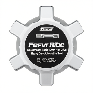 Fervi Ribe Male <b>Impact</b> <b>Socket</b> 12mm Hex Drive Heavy Duty Automotive Tool - Product Image 2