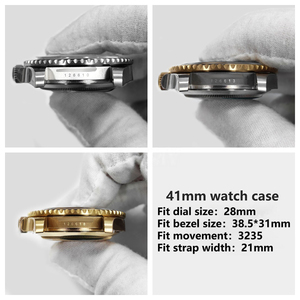 Kit de <span class=keywords><strong>Caja</strong></span> para <span class=keywords><strong>Reloj</strong></span> Compatible con Movimientos 3135 y 3235, Acero 904L, Modelos 116610, 116613, 126610, 126613, <span class=keywords><strong>Caja</strong></span> SUB - Product Image 5