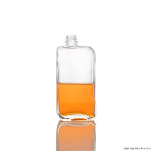 Mini 50ml 100ml 150ml 200ml 250ml Vodka Spirit <strong>Glass</strong> <strong>Bottle</strong> for Whisky Liquor - Product Image 3