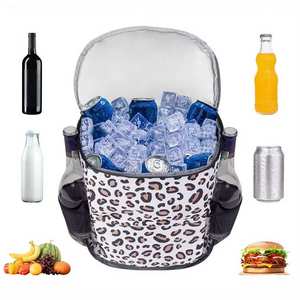Custom Logo 24 Cans 15 L Waterproof Fashionable Lunch Ice Pack <b>Bag</b> Insulated <b>Wine</b> Cooler <b>Bag</b> Backpack <b>for</b> Picnic Travel Camping - Product Image 1