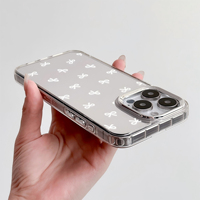 Bowknot Miroir Mobile Téléphone Cas pour Iphone 17Air 17 16 15 Plus Pro Max 14 13 Retour De Protection Antichoc Couverture Personnaliser Logo