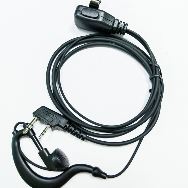 Earpiece for Two-way Radio OEM ODM Walkie Talkie Headset Earphone with Big Speaker Microphone