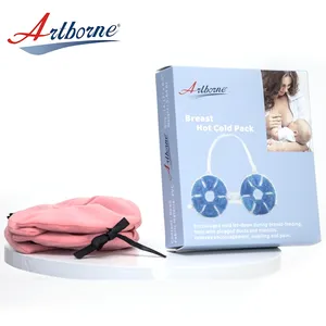 Micro-ondes chaleur soutien-gorge sein refroidissement mamelon sac de glace nuit soins infirmiers thérapie chaud froid maternité allaitement gel pack de glace