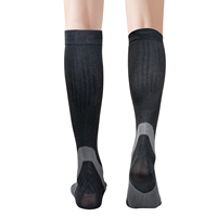 Meilleures chaussettes de compression de soutien pour hommes 15-20 MmHg Circulation Technics tricotés pour la course à pied Cyclisme Randonnée Voyage Bas d'allaitement