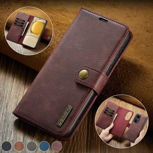 Funda abatible para <span class=keywords><strong>Huawei</strong></span> P50 Pro Cartera desmontable Funda para teléfono Diseño Ranura para tarjeta Carga inalámbrica Compatible - Product Image 3