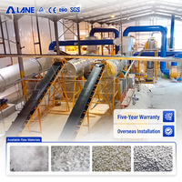 Usine de fabrication d'engrais NPK LANE : Équipement de concassage, mélange, granulation et revêtement, ligne de production, fournisseur d'usine