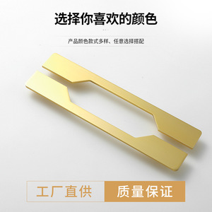 Aluminum Alloy Cabinet Door Handles Bar Shape Double Hole Bathroom Kitchen <b>Drawer</b> <b>Pulls</b> CNC Machined HS08 - Product Image 3