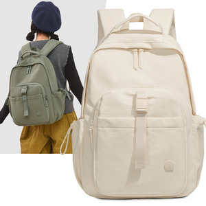 Wholesale Unisex Fashion Waterproof Nylon Softback Lightweight Geometric Zipper Versatile Casual Outdoor Sports <b>Backpack</b> - Product Image 1