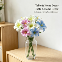 Fleur artificielle en PU, Tulipe Simulation Smile Brownie, pour bouquet de mariage et décoration