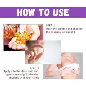 EELHOE Grosir Minyak Pembesar Payudara Alami, Melembapkan, Mengencangkan, Membuat Payudara Kencang, Bebas Jerawat, Bercahaya Merah Muda, Kapsul Pembesar Payudara - Product Image 5
