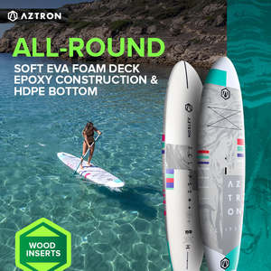 Planche à pagaie tout-terrain ECLIPSE AH-324 <span class=keywords><strong>11</strong></span>'0\" 13kg pour lacs et rivières, système de voile US Box Fin - Product Image 1