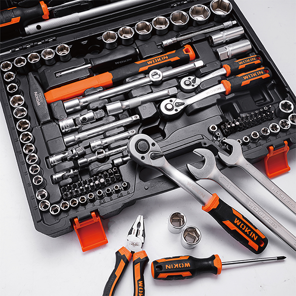 WOKIN 137PCS CrV Mechanic Hand Socket Tool Set – Ideal Wrench and