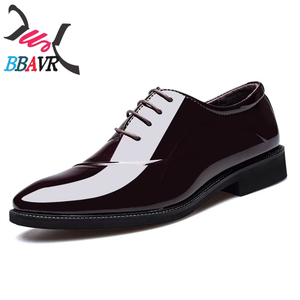Nuevos Zapatos de Hombre de Talla Grande, Formales y Casuales, de PU Sólido, con Cordones, Transpirables, Antideslizantes, Duraderos, con Punta Puntiaguda, Versátiles, al por Mayor - Product Image 5