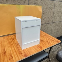 Современная прикроватная тумба со скрытым отделением и секретным ящиком, с RFID-замком, из дерева, для хранения в гостиной