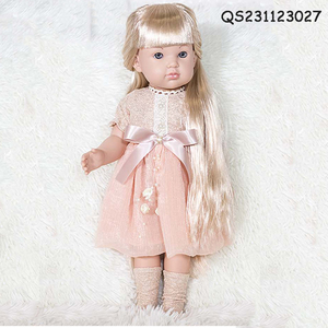 QS Wholesale Children Gift Toy 12 16-Inch Pond Girl Vinyl Pvc Baby Standing Doll Dress up Toy for Kids Preschool Pretend Play - Product Image 6