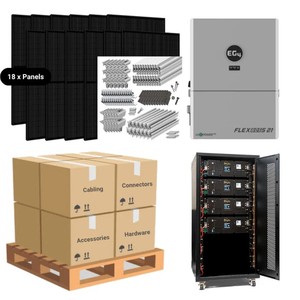 7.3kW <b>Solar</b> + EG4 FlexBOSS21 20.48kWh - 28.6kWh Lithium <b>Battery</b> 18 X 410W <b>Panels</b> Complete <b>Kit</b> CE 56896 - Product Image 5