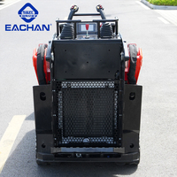 EACHAN Hot V1000 Mini-chargeuse compacte diesel sur chenilles entièrement hydraulique pour l'aménagement paysager et le jardinage