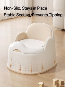 Chaise de toilette pour tout-petit de style canapé antidérapante, siège d'apprentissage de la propreté sécurisé anti-basculement pour bébé fille et bébé garçon - Product Image 4