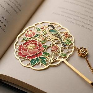 Elegant Personalized Stainless Steel <b>Bookmarks</b> with Tassel for Wedding Favors - Product Image 2