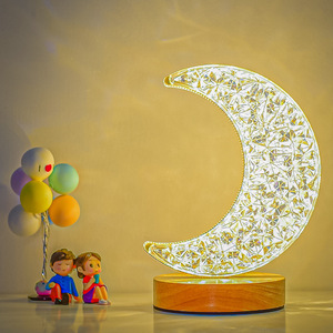 Creative High-End LED luce notturna Touch lampada da tavolo decorativa <span class=keywords><strong>luna</strong></span> stella ornamento per camera da letto comodino qualsiasi celebrità <span class=keywords><strong>di</strong></span> Internet - Product Image 3