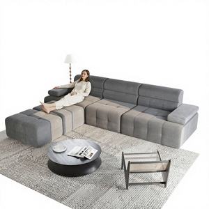 Produits uniques en ligne : Pouf carré en velours pour appartement, villa, salons – Rembourré, flexible, support de petites commandes - Product Image 1