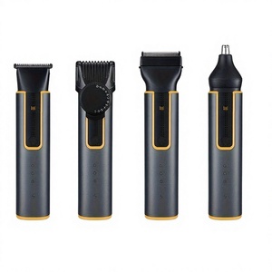 Kit de Aseo Corporal Eléctrico Inalámbrico Profesional para Hombre, Acero Inoxidable, Resistente al Agua IPX5, Recargable por USB, Modelo 677, Uso en Exteriores - Product Image 3
