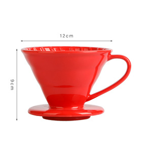 Accessoires pour <span class=keywords><strong>cafetière</strong></span> à filtre en céramique 3-4 tasses, style <span class=keywords><strong>vintage</strong></span>, filtre à café en verre pour la préparation du café - Product Image 4