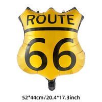 Ballon en aluminium métallisé en forme de voiture de dessin animé, à rayures noires et blanches, pneu de course rond, pour décorations de fête du Nouvel An, vente en gros