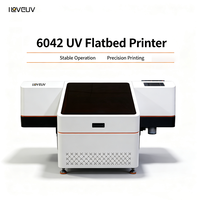 Máquina de Impresión UV Plana 6042 de Alta Velocidad para Impresión en Carcasas de Teléfono, Acrílico, Vidrio, Madera y Metal