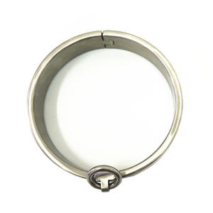 BDSM Fetisch Vorhängeschloss Halsband aus Edelstahl, Fesselring für den Körper, Sexspielzeug für Männer und Frauen - Product Image 3