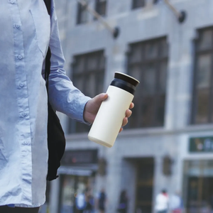 แก้วกาแฟสแตนเลส 304 สำหรับเดินทาง ฝาปิดแบบแบน เก็บความร้อน-เย็น ชุดพกพา เหมาะสำหรับสำนักงานและการเดินทาง - Product Image 5