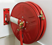 Enrouleur de tuyau d'incendie à valve, type fixe/A type pivotant, protection de sprinkler, boîtier de buse d'enrouleur de tuyau, support de tuyau