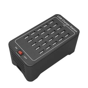 Fabrik-Smart-Ladestation Hochleistungs-125W 5V 25A USB-Schnellladegerät Hub-Ständer Dock mit 10 20 25 30 40 60 100 Anschlüssen Elektrischer Typ - Product Image 1