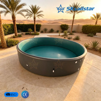 Hochwertiger Sommer-Outdoor-Wasserpool, Tragbarer Aufblasbarer Drop-Stitch-Schwimmbecken für Erwachsene und Kinder