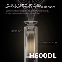 Diffuseur d'arômes intelligent sans eau, machine à diffuser les huiles essentielles en métal, très vendu