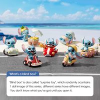 Miniso Lilo & Stitch Figura de Anime en Caja Sorpresa, Personaje Aleatorio, Modelo Coleccionable, Juguete para Decoración del Hogar y Regalos