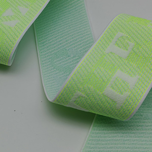 Bande élastique jacquard brodée sur mesure, sangle élastique personnalisée en nylon jacquard recyclé avec design gratuit - Product Image 3