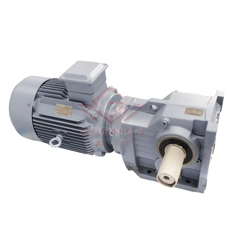 K Series Helical Bevel Geared Motor 3kw 4kw 5.5kw 7.5kw 11kw 15kw gearbox for concrete mixer