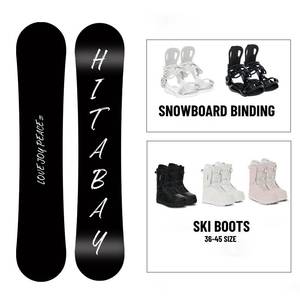 Fabricante profesional de esquí Tabla de nieve con encuadernación y botas Tabla de esquí personalizada - Product Image 6