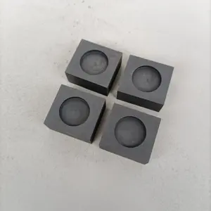 High Quality Custom Carbon Graphite Ingot Crucible Box Molds For Melting Gold Silver