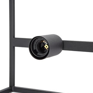 Lampada a sospensione in metallo a 5 luci con attacco E27, ideale per illuminare gli spazi e decorare con stile. - Product Image 3