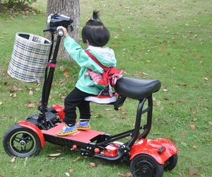 Xe tay ga điện gấp gọn cho người lớn tuổi, thiết bị hỗ trợ di chuyển di động - Product Image 5