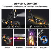 Yeni Gelen Elektrikli Scooter 52V 20.8Ah E-Scooter 10'' Elektrikli Scooterlar