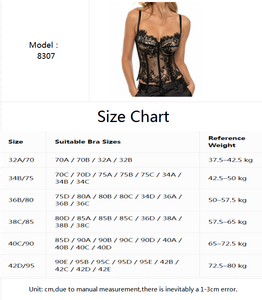 Chuangerm En stock Meilleure vente 2026 Hauts corset camisole sexy en dentelle noire ajourée coupe ajustée avec coussinets de poitrine pour femmes, style boîte de nuit - Product Image 6