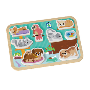 Early Education Montessori Colorful Wooden Space <strong>Jigsaw</strong> 3d Wooden Puzzle <strong>Game</strong> for Kids - Product Image 5