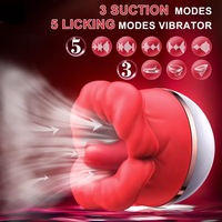 Frauen G-Punkt Stimulator Vibrator 3 Saugen 5 Zunge lecken Rose Vibrator Klitoris Stimulator Sexspielzeug
