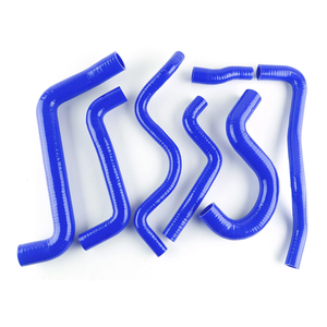 Tube de radiateur de tuyau d'eau de manchon en Silicone pour MK3 1900CC TDI 110BHP 96 97 Service de coupe personnalisé en caoutchouc noir - Product Image 1