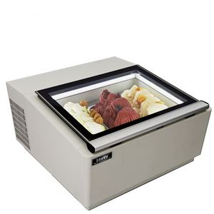 Auto <span class=keywords><strong>nevera</strong></span> <span class=keywords><strong>Mini</strong></span> puerta de cristal helado congelador escaparate - Product Image 1
